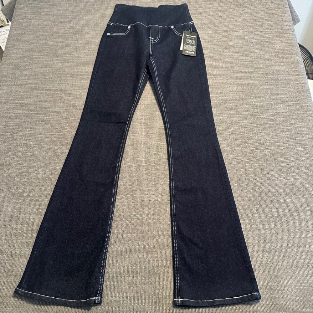 True Religion Truly Snatched Becca Jeans Women 24 Indigo NEW High Rise Bootcut